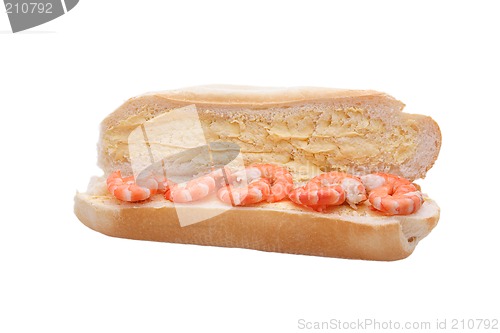 Image of Prawns On A Roll