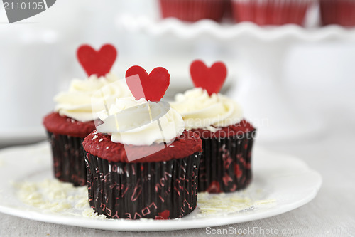 Image of Red velvet cupcakes