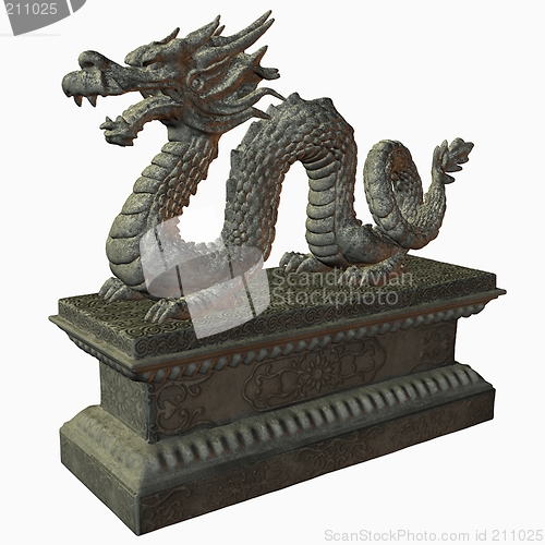 Image of Asian Dragon Statue