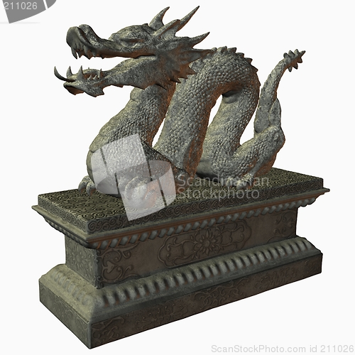 Image of Asian Dragon Statue