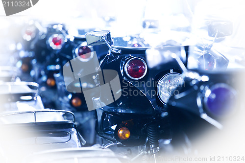 Image of retro motorcycles 60s