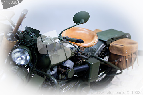 Image of retro motorcycle 40s