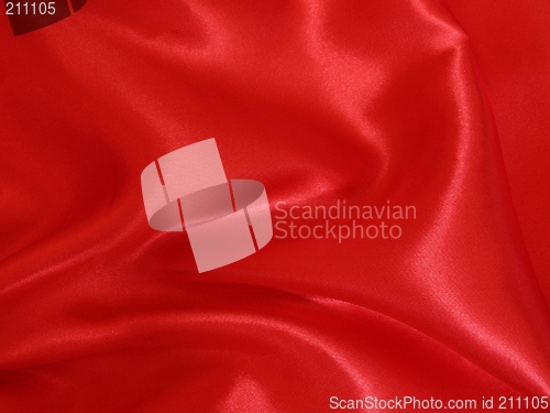 Image of Red satin