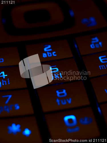 Image of Lit keypad