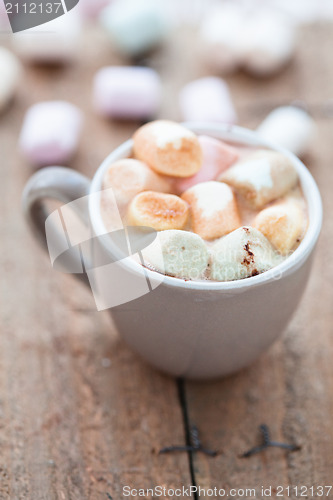 Image of Hot chocolate and marshmallows