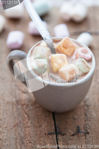 Image of Hot chocolate and marshmallows