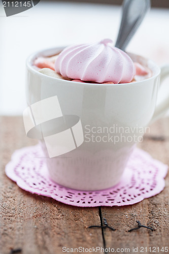 Image of Hot chocolate and meringue
