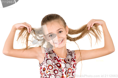 Image of The girl with the loose hair