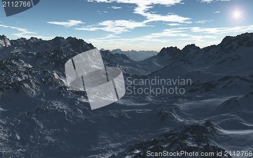 Image of Mountains in Winter