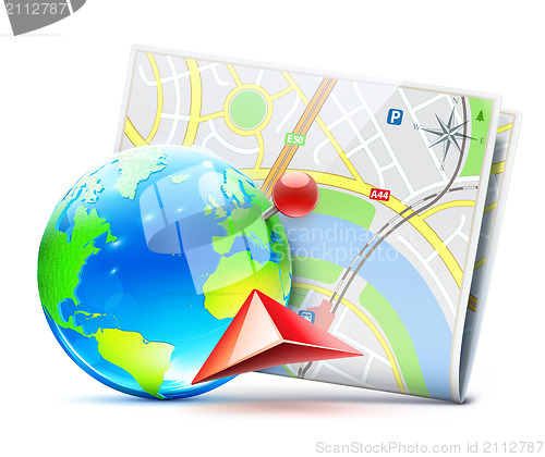 Image of Global navigation concept 