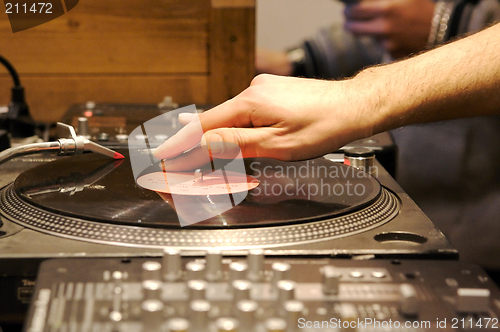 Image of dj hand