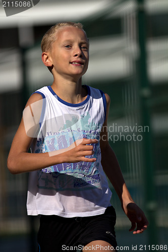 Image of Very young runner