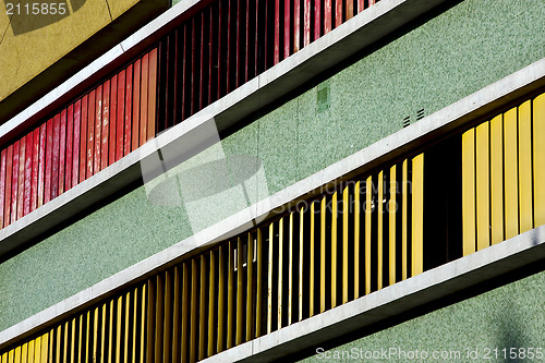 Image of abstract texture  wall in office la boca buenos aires