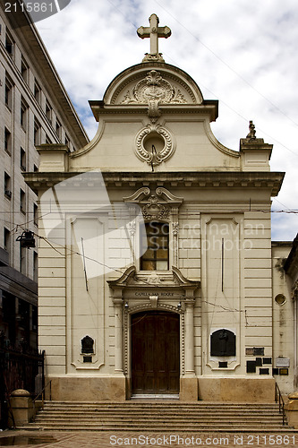 Image of capila san roque in the center of buenos aires 