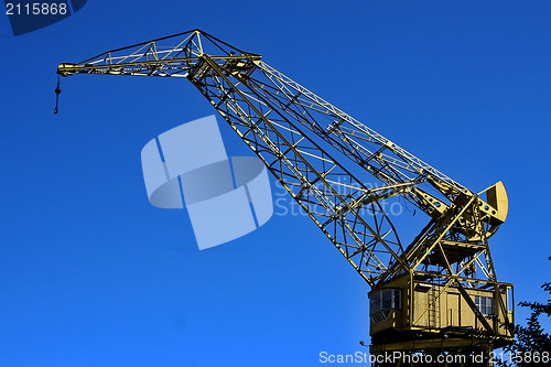 Image of plant sky  and crane