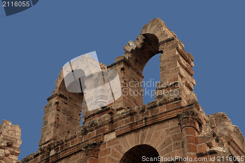 Image of The amphitheater in El-Jem, Tunisia