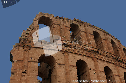 Image of The amphitheater in El-Jem, Tunisia