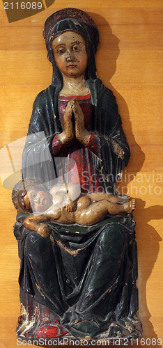 Image of Blessed Virgin Mary with baby Jesus