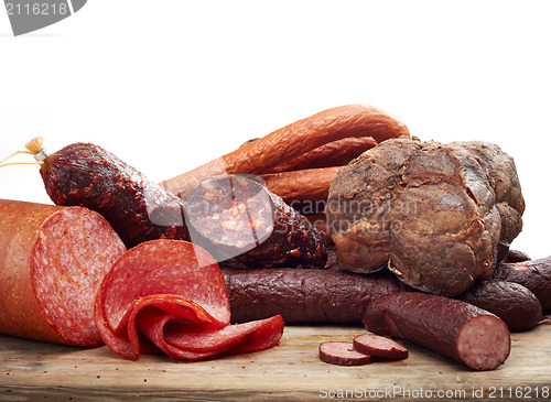 Image of smoked meat and sausages