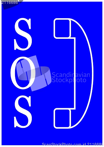 Image of SOS Phone Sign