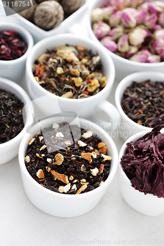 Image of various tea