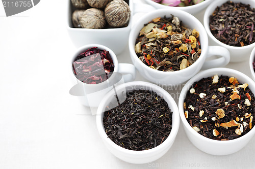 Image of various tea