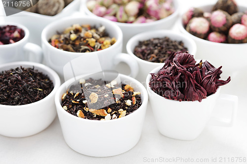 Image of various tea