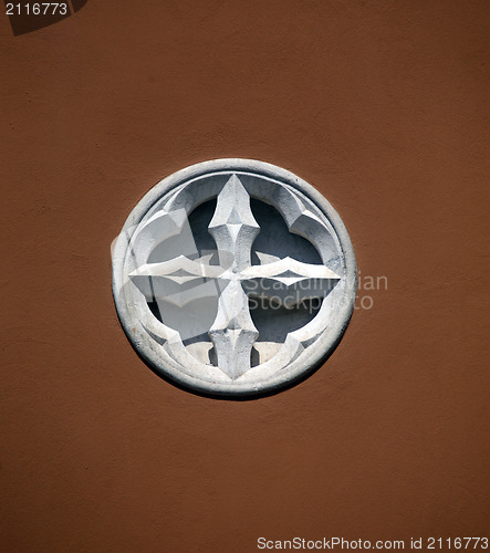 Image of Window, Architectural detail of the church. Zadar, Croatia