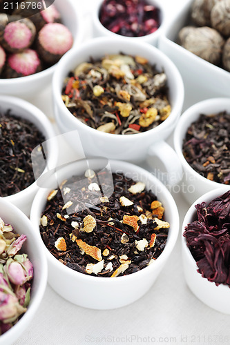 Image of various tea