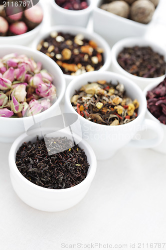Image of various tea