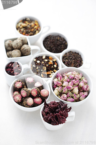 Image of various tea