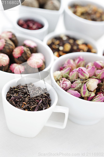 Image of various tea