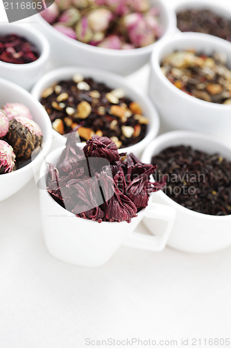 Image of various tea