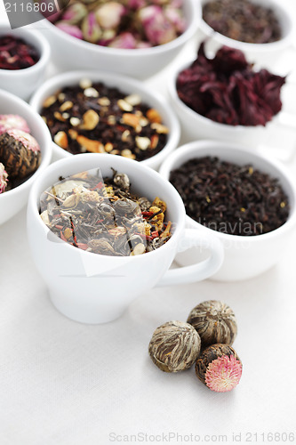 Image of various tea