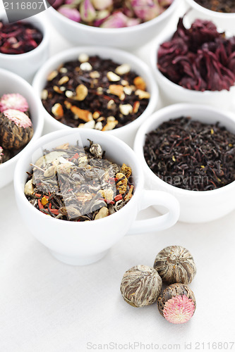 Image of various tea