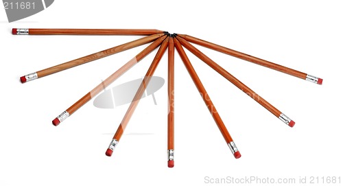 Image of Wooden crayons star