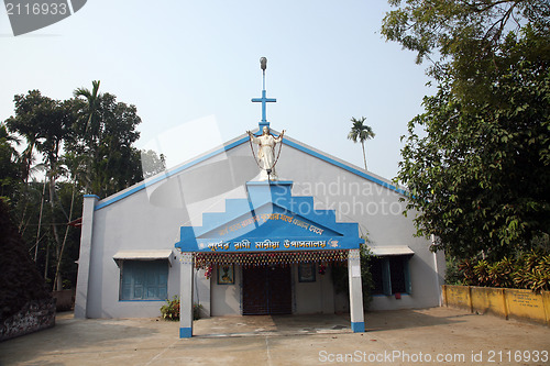 Image of The Catholic Church in Kumrokhali, West Bengal, India