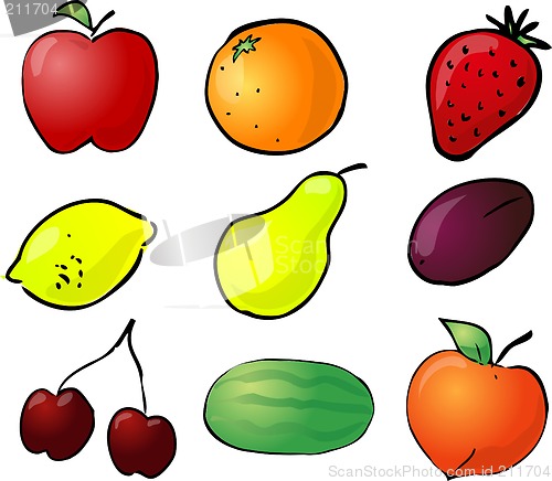Image of Fruit illustration