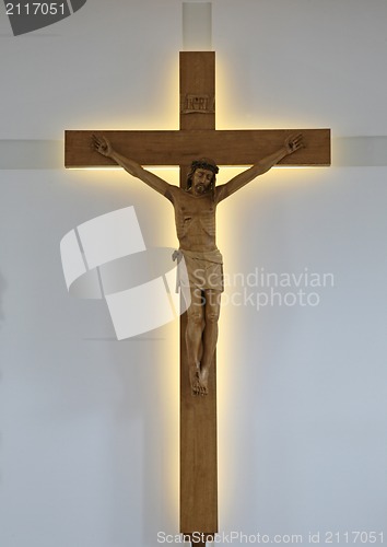 Image of Jesus crucified on the cross