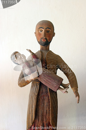 Image of Saint Joseph with baby Jesus