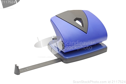 Image of hole puncher over white