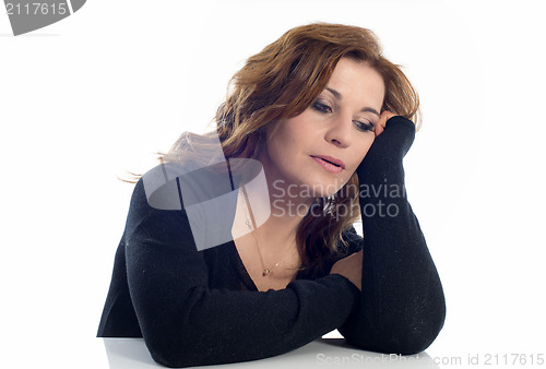 Image of sad woman