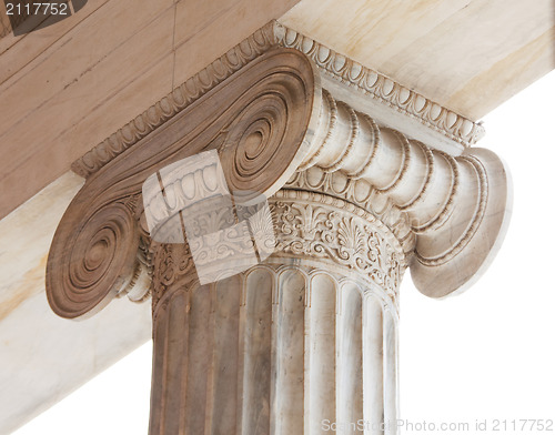 Image of Capital of Greek neoclassical ionic column