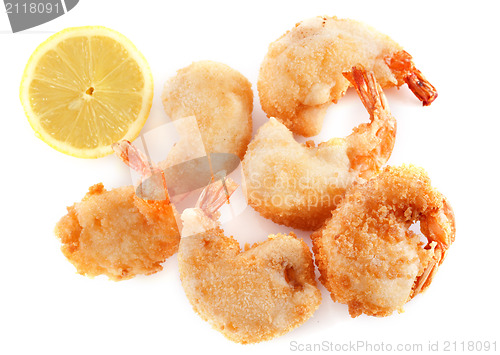 Image of tempura shrimps