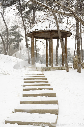 Image of Wooden pavilion

