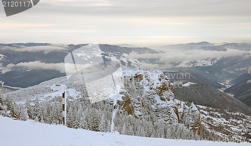 Image of Winter mountain landscape 