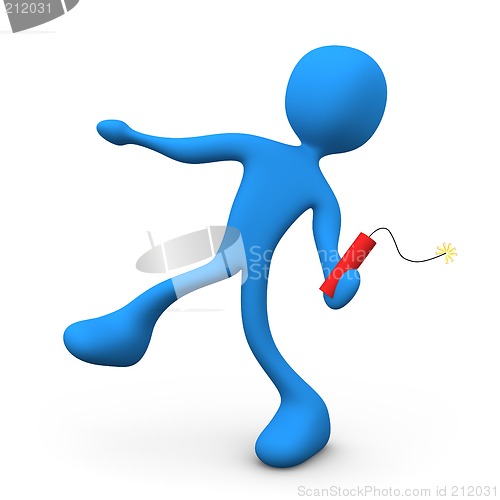 Image of Throwing dynamite