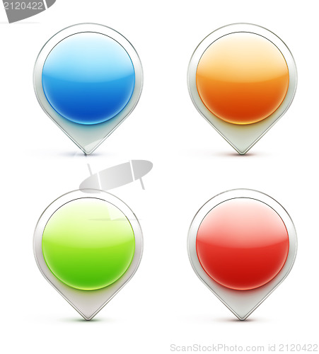 Image of Location pointer icons
