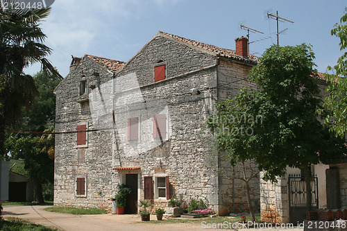 Image of A typical little old village in the Istria, Croatia