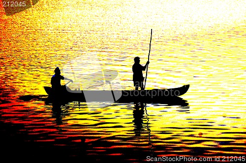 Image of painting of two fishermen